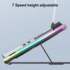 Laptop Cooler with 5 Quiet Fans Notebook Stand 2 USB Ports Notebook Cooler RGB for 11-17.3in Computer PC Notebook Gaming Laptop