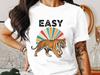 Easy Tiger PNG,Retro Tiger Clipart,Digital Download,Cute Tiger Png, Sublimation Png,T Shirt Design, Easy Png, Funny Tiger Png
