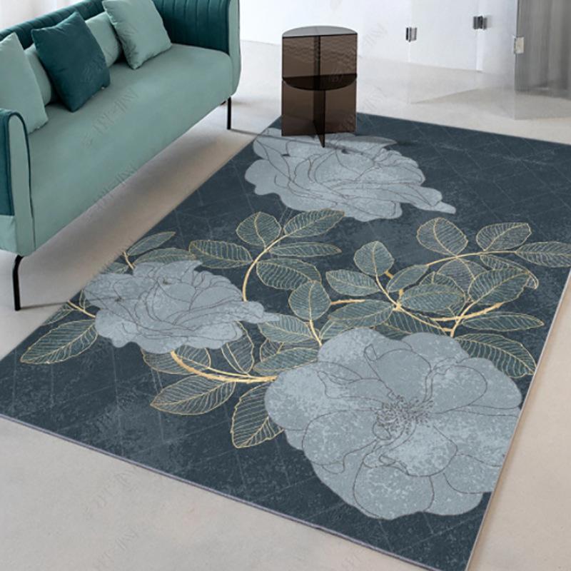 Living Room Carpet Abstract Bedroom Decor Plush Carpet Thickened Lounge Rug Non-slip Fluffy Soft Floor Mat