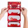 Christmas Cash Gift Card Holder with Envelope 6 Slots Money Holder For Holiday Money Storage And Festival Gift Exchanges
