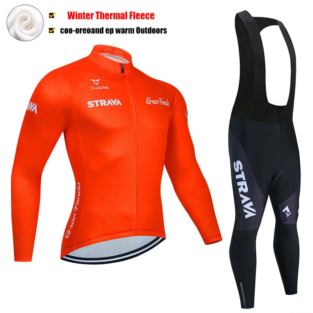 2026 Winter Fleece Warm Cycling Suit Set, Mountain Bike Cycling Suit Set Long Sleeve Men's Winter Cycling Pants Cycling Suit Fleece
