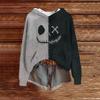 Sweatshirts For Women Knit Sweater Cute Shirt Fall Pullover Hooded Sweatshirt