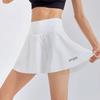 Sport-Kurzrock für den Sommer für Damen Hohe Taille Anti-Exposure Fake Zweiteiler Yoga-Hose Fitness Laufen Badminton Tennisrock