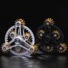 New Premium Mechanical Gear Linkage Metal Fidget Spinner Copper Edc Anti Stress Sensory Finger Gyro Toys For Adults Gifts