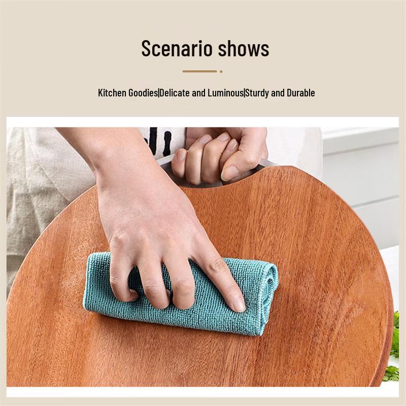 Olesen Solid Wood Double-Sided Round Cutting Board