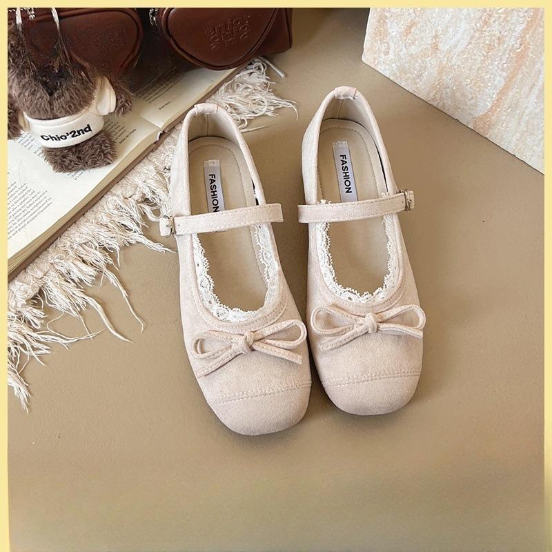 French Inner Height Increase Small Single Shoes Women's 2025 New Spring and Summer Skirt Mary Jane Shoes Gentle Ballet Evening Shoes