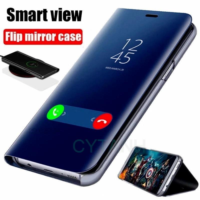 Smart Mirror Magnetic Flip Cover Case For Honor X9a X9b X50 90 Magic5 Lite Housing Stand Holder Scratch Proof Solid Color Shell