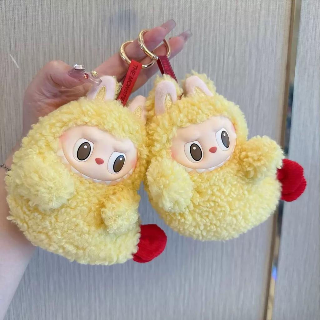 Cute Plush Doll Keychain Earphone Bag gift for women  girl