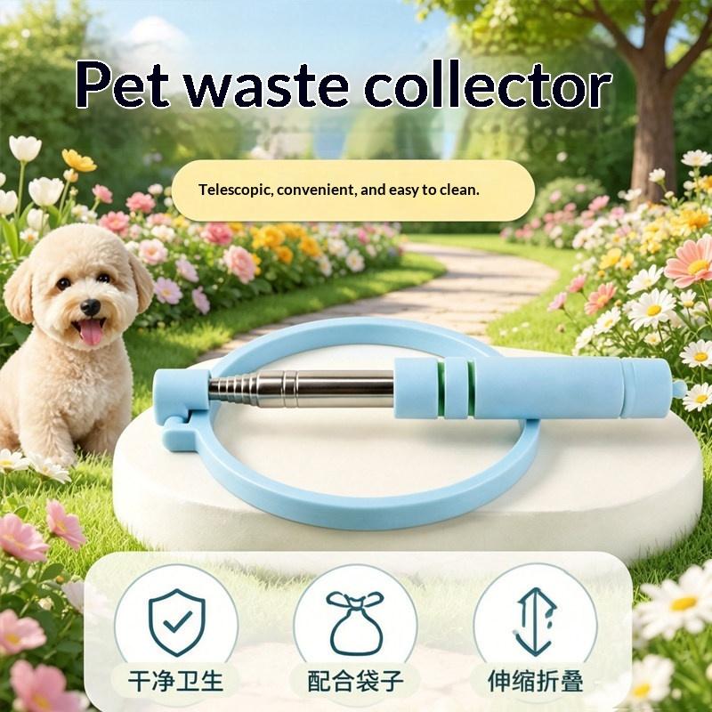 Portable Pet Poop Picker Dog Pooper Scooper Outdoor Walking Poop Shovel Waste Pick Picker Scoop Collect Puppy Cleaning Supplies