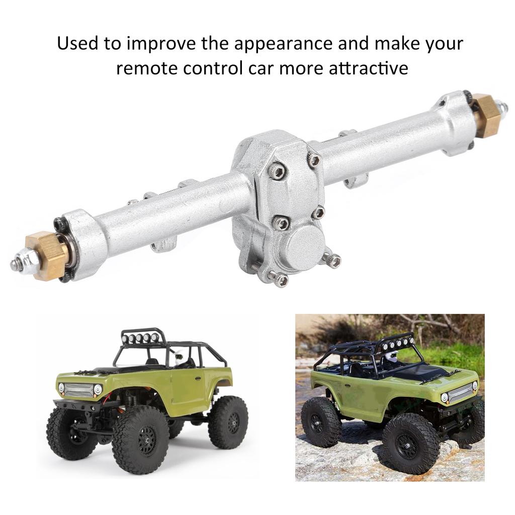 RC Metal Complete Rear Axle Shaft Assembly for   SCX24 90081 1Celsius24 RC Car Upgrade Parts