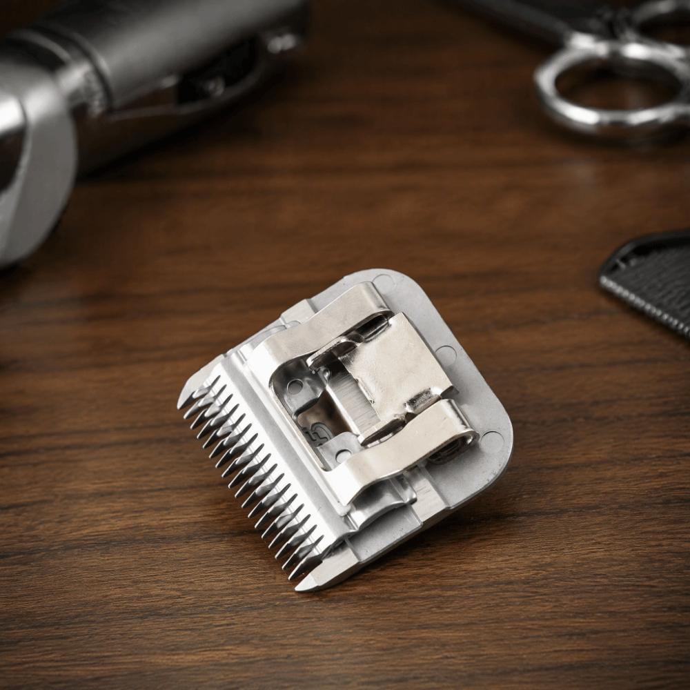 Silver Finish Dog Clipper Replacement Blade Stainless Steel Clipper Blade Pet Hair Cutting