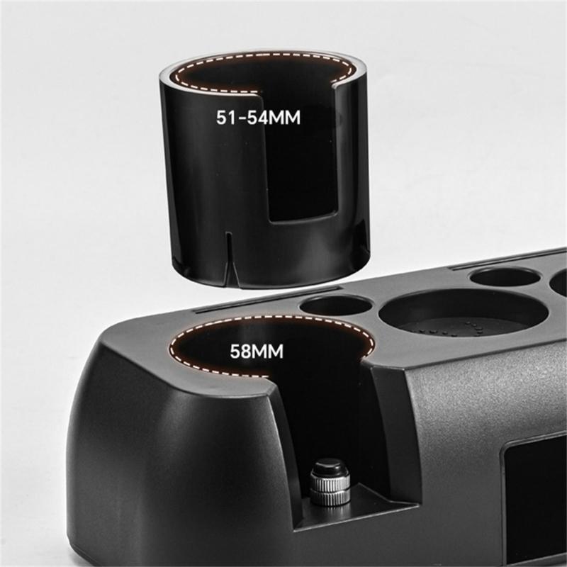 Coffee Tamper Holder Espresso Tamping Station Coffee Tools Rack Coffee Accessory Plastic Material Gift for Coffee Lover