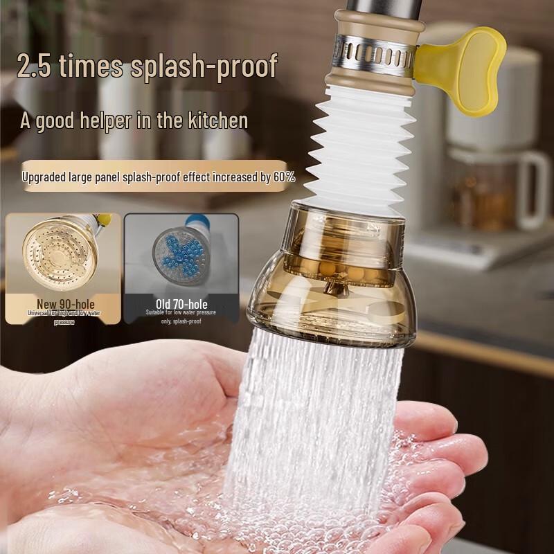 Xidien Universal Kitchen Faucet Water Filter 3-Pack