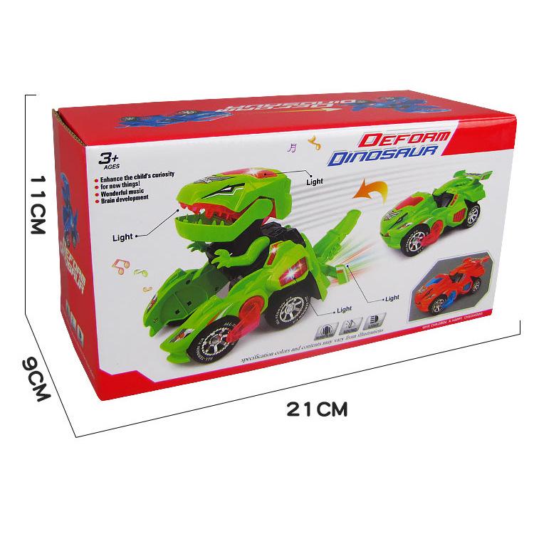 Electric Dinosaur Car Universal Music Light Dinosaur Toy Car
