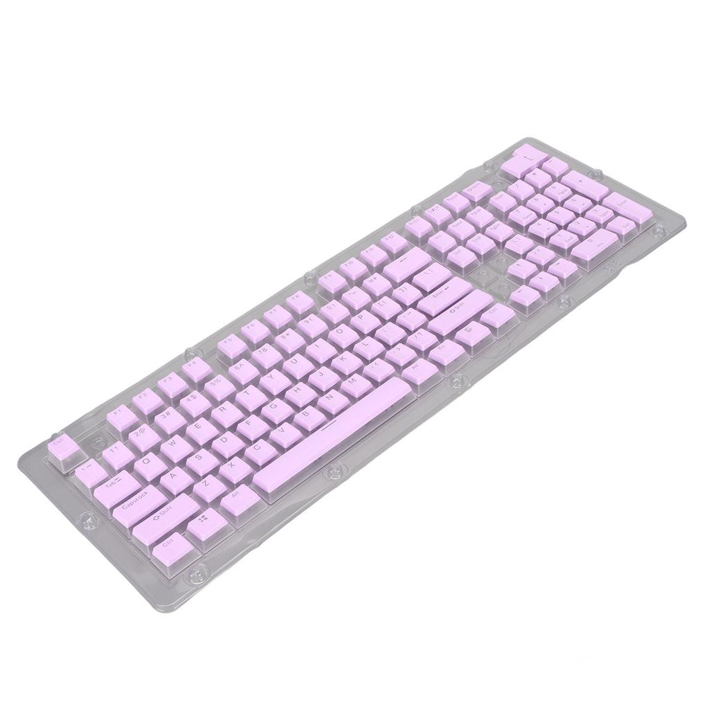 ABS Keycaps 108 Keys Double Layer Two Color Light Transmission Keycap for 61 87 104 108 Keys