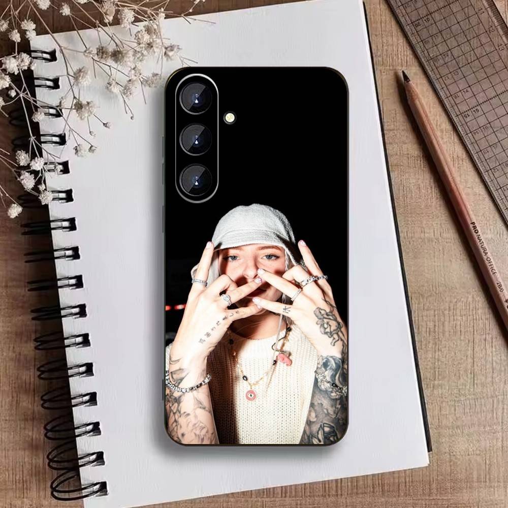 Singer Young M-Miko Phone Case For Samsung Galaxy A73,A21s,A22,A31,A52,A53,A71,A41Soft Black Shell