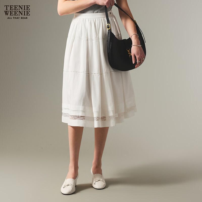 Teenie Weenie Women's Asymmetric A-Line Maxi Skirt