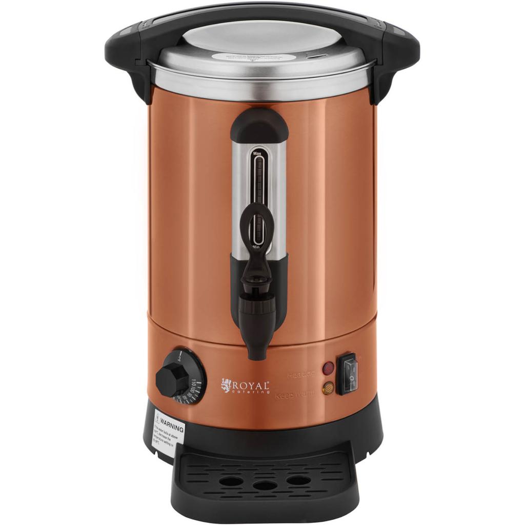 Double-Walled Water Heater With Drainer 61 L 1500 W Orange