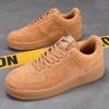 Authentic Air Force 1 Low Wheat Sneakers - Versatile Autumn Casual Shoes for Men & Women