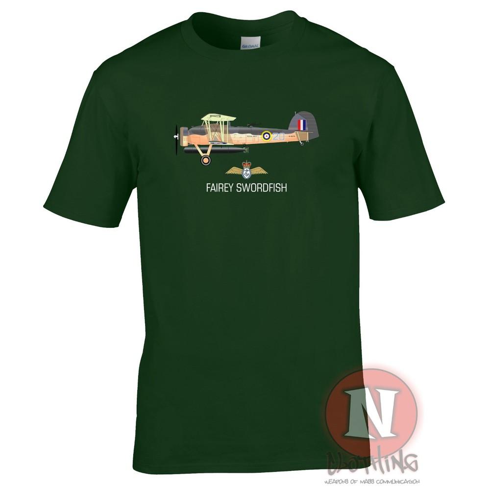 Fairey Swordfish TShirt Raf Fleet Air Arm Ww2 Fighter Aircraft