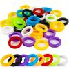 12pcs Colorful Silicone Key Covers | Animal & Heart Designs for Easy Key ID | Home Office Use