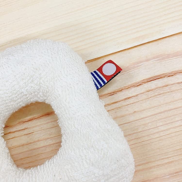 Angel Imabari Towel Baby Nigi-Nigi Elephant Rattle, Made In Japan, Baby Gift