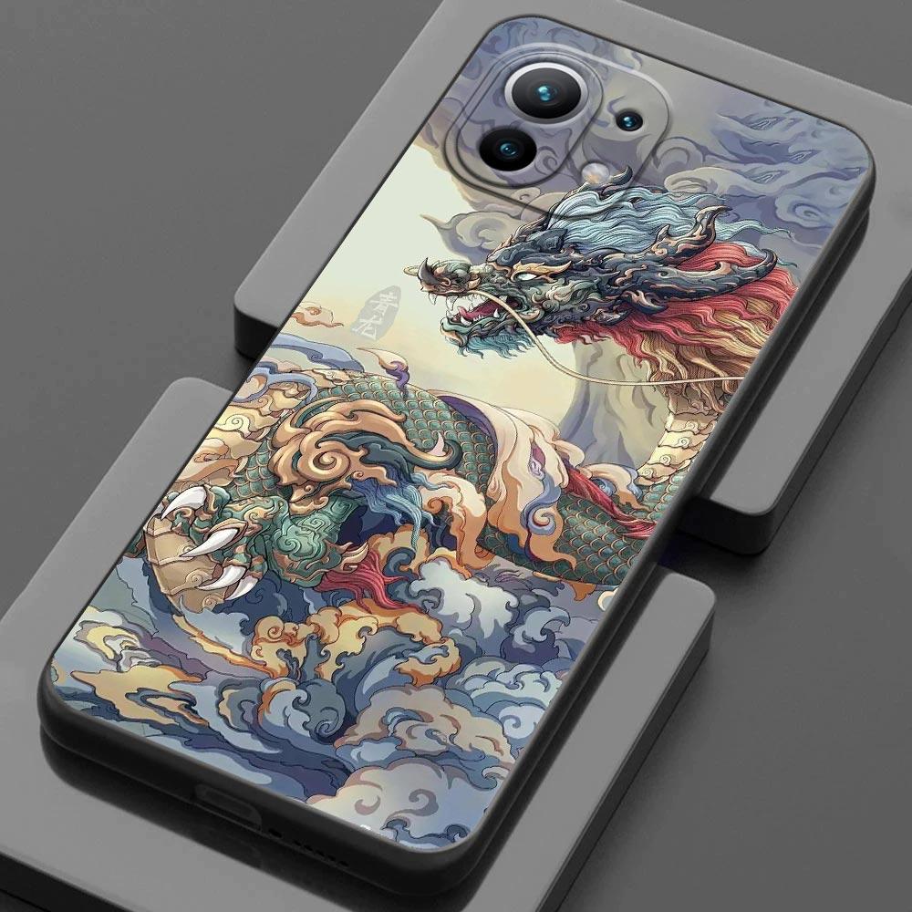 

Силиконовый чехол с рисунком Дракона, Тигра, птиц, аниме для Xiaomi Mi 9 9se 8 10 10T A2 Lite 10S 9T CC9 Note 10 Pro 9Lite 5G, чехол Fundas Mi 10S