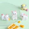 New Diy Doll House Cat Doll Gardening Fairy Miniature Figurines Car Ornament Gift Mini Animals Figurine