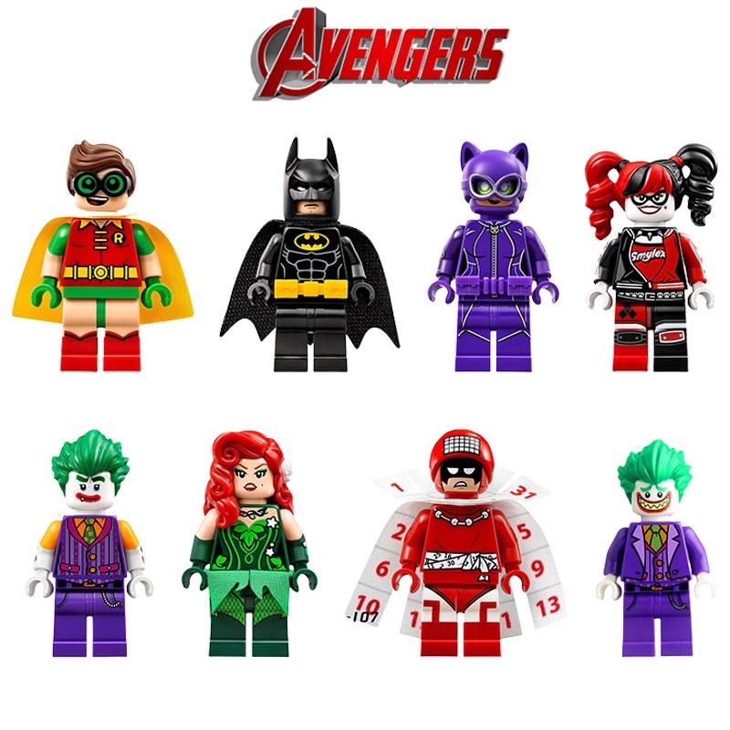 Marvel Die Avengers Superhelden Actionfiguren Clown Batman und Mond Bausteine Spielzeug für Kinder