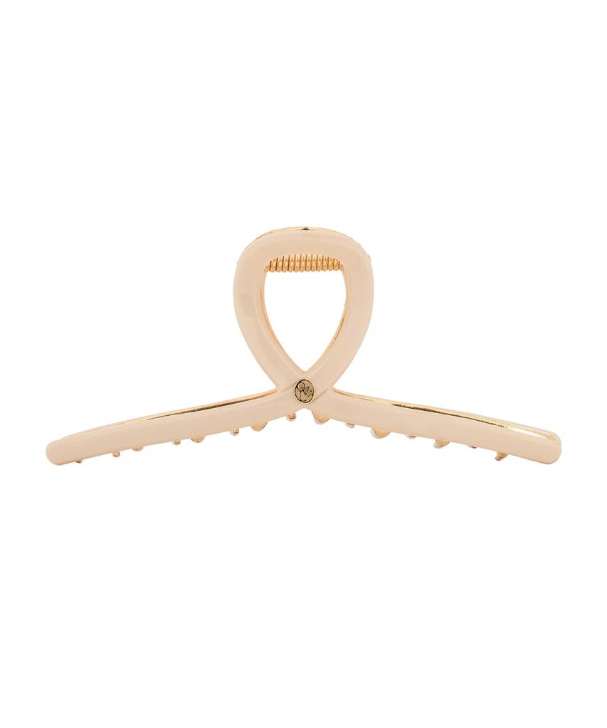 Obla Twist Metal Point Hair Clip (Pure Butter) Hc002