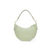 Charles & Keith Leaf Bag Crescent Bag PU Shoulder Bag Medium Women Bags Matcha-Green CK2-40782578