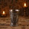 Cocktail Cup Wine Cup Retro Theme Metal Texture Offering Insulation Small Capacity Suitable for Beverages Water