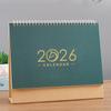 2026 Year of the Horse Simple Style Desk Calendar with Custom Logo and Memo Function