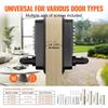 Mechanical Keyless Entry Door Lock, 14 Digit Keypad, Double-sided Embedded Outdoor Gate Door Locks Set with Keypad and Handle, Water-proof Zinc Alloy,