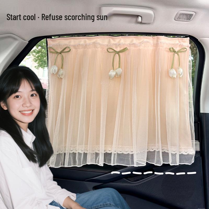 Car Sun Shade Curtains: Track Type, UV Protection, Heat Insulation, Privacy for Baby & Children