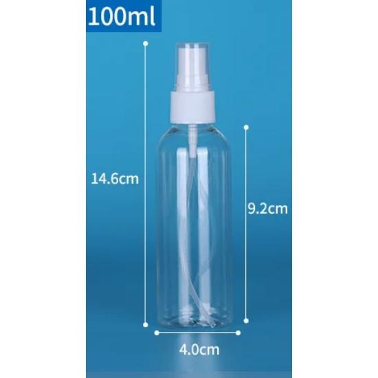 

3 шт./лот Многоразовые 30 мл 50 мл 100 мл Прозрачные ПЭТ-пластиковые портативные бутылки-спреи Пустые контейнеры для духов
