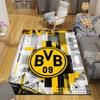 BVB Flannel Printed Carpet, Home Sofa Decoration for Living Room & Bedroom, Non‑Slip Play Flannel Floor Mat for Game Room