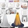 Battery Power Standing Phantoms Halloween Yard Decors 165cm Height Eerie Atmosphere Creation For Porch Garden
