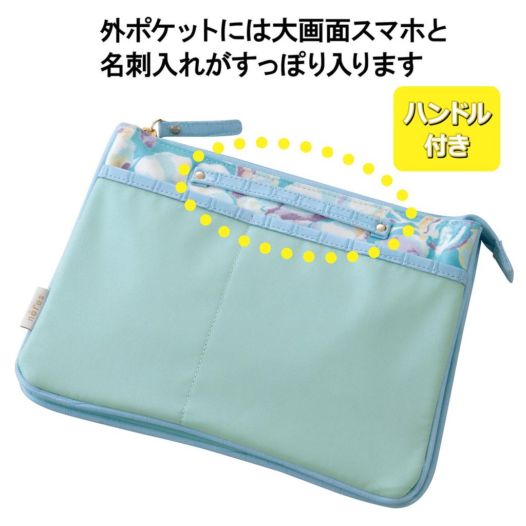 Raymay Fujii Nofes Case Stationery Case Crocodile Sky MC1017A