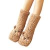 Fashion Autumn and Winter Kawaii Cartoon Thickened Coral Fleece Socks Funny Sock Home Floor Sleeping Plush Postpartum Socks
