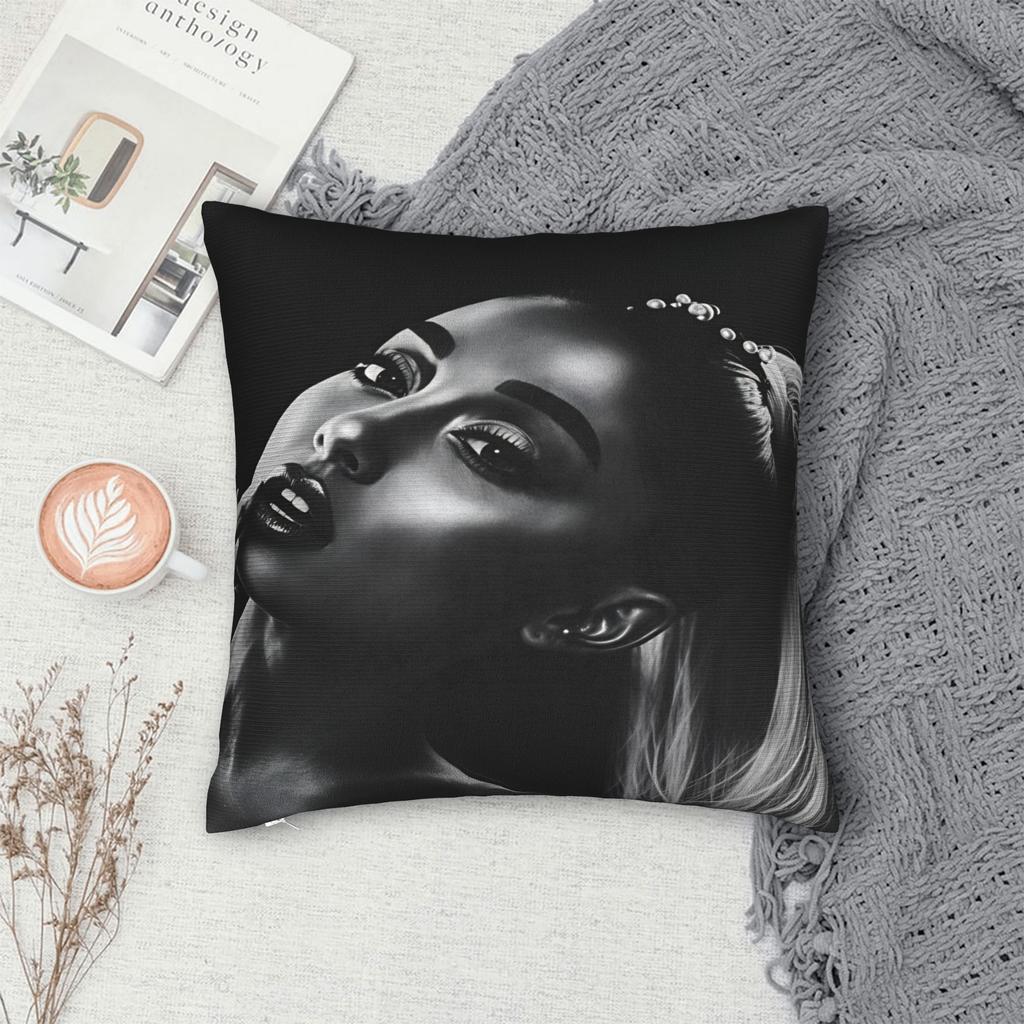 Arianas Grande  Pillow Cover  Comfy Cushion Cover Fashion Pillow Case For Couch Sofa Bedroom