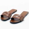 Concise Style Flat Sandals Women Light Comfortable Women Slippers Summer Flip Flops Soft Leather Beach Shoes