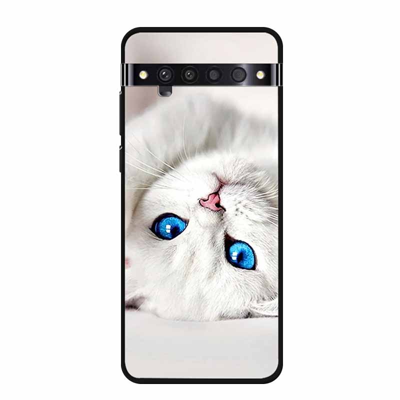 Für TCL 10 Pro Hüllen Weiches TPU Silikon Katze Löwe Rückseitenhüllen für TCL 10 Pro T799B T799H Cover Stoßfest Funda Capa TCL10Pro 6,47"