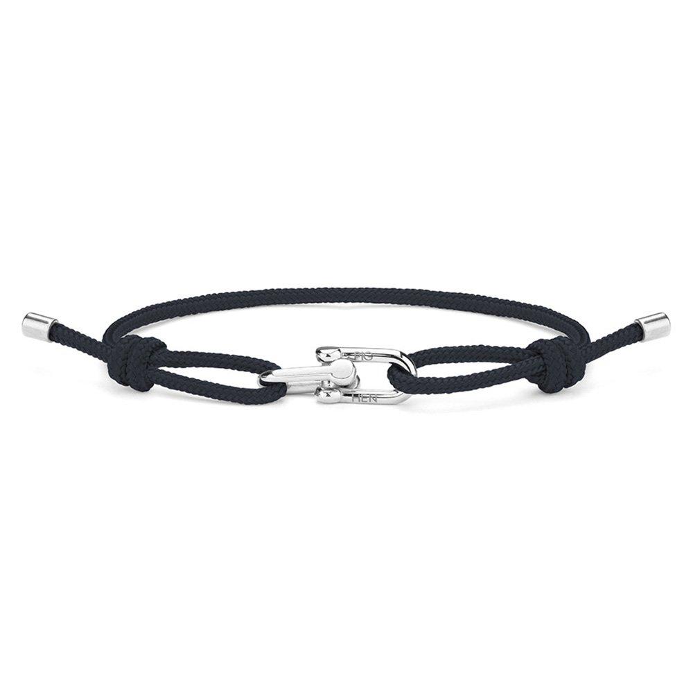 Pig & Hen Dunting Dean Bracelet - Navy x Silver