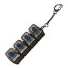 Keyboard Fidget Toy Four-Key Stress Relief Keychain with Light, Portable Sensory Keychain Clicker Keyboard Fidget Keychain