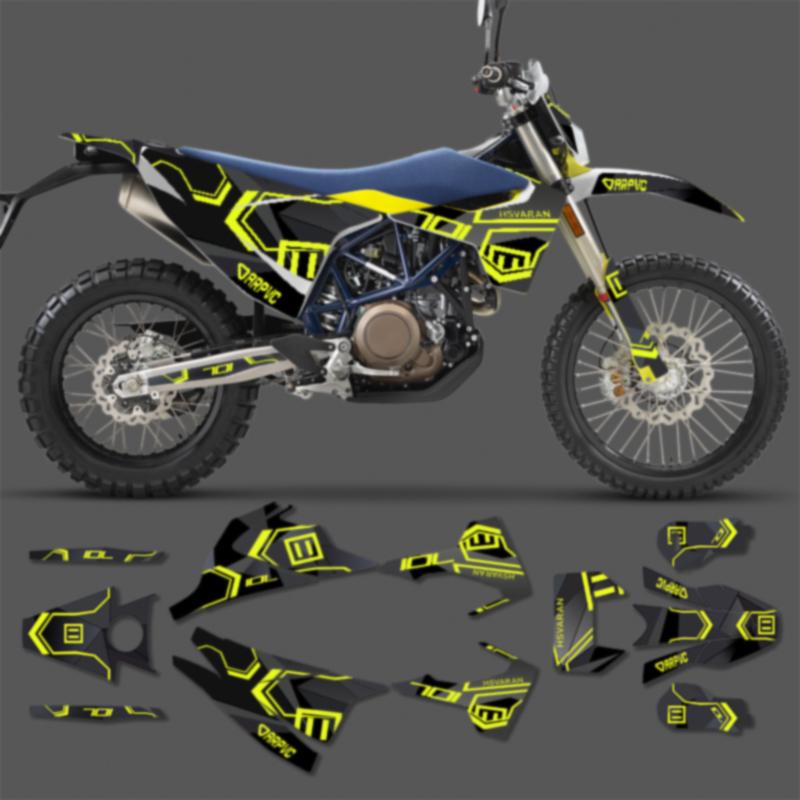 PowerZone Custom Graphics Decals Stickers Kits For Husqvarna Decal 15-20 701 SUPERMOTO ENDURO 2015-2017 2018 2019 2020