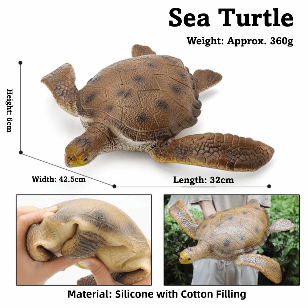 Large Size Ocean Animals Action Figures Great White Shark Model  Ocean Animal Simulation