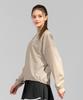 Xexymix Woven String Sweatshirt Parchment Beige