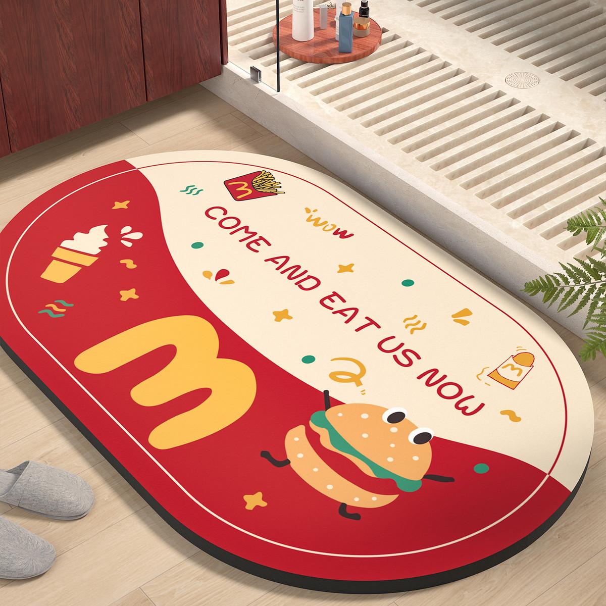 

Коврик для пола в ванной, туалет, абсорбирующий туалетный, коврик из диатомовой грязи, нескользящий коврик для ног, ковер, добро пожаловать в shit king 40x60cm15.7x23.6in