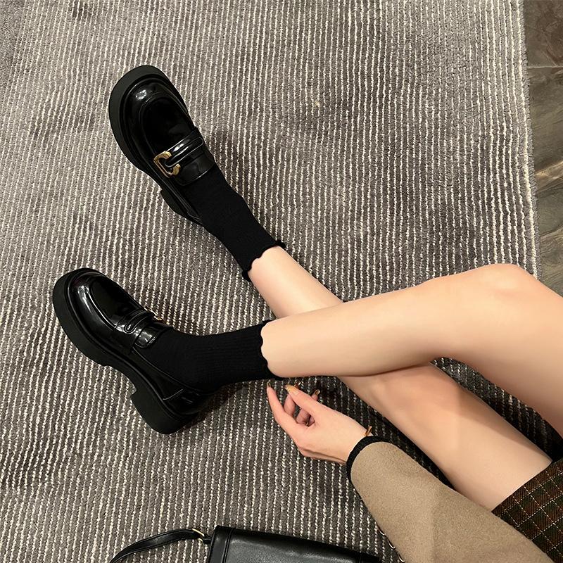 Spring new all-cowhide loafers women's small leather shoes, physical Douyin live broadcast supply, one piece free shipping